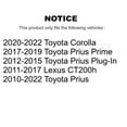 thumbnail image 2 of CMX Front Disc Brake Caliper Assembly Left Right Side (Driver Passenger) Kit for Car Toyota Corolla Prius Prime Lexus CT200h Plug-In KBC-100253, 2 of 10