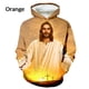thumbnail image 3 of Sudadera con capucha con estampado 3D de Dios Jesús y la cruz de la fe cristiana, sudadera de moda para niños, unisex, jersey de invierno de El Redentor, 3 of 5