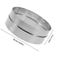 thumbnail image 2 of FONWILYO Compact Metal Inline Adapter for Kitchen Ducting Coupler and Ventilation System, 2 of 8