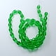 thumbnail image 2 of Glass Beads Strands Faceted teardrop Green 15x10mm Hole: 2mm 48pcs/strand 27.56 inch(70cm) Material: Glass, 2 of 2