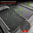 thumbnail image 6 of Bed Mat Fit 2020-2025 Jeep Gladiator Car Truck Bed Liner TPE All Weather 2024 Jeep Gladiator Accessories, 6 of 7