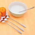 thumbnail image 4 of 5Pcs 7.7 inch Long Handle Stirring Spoons, Iced Tea Coffee Spoons, Stainless Steel Cocktail Mixing Spoons, A, 4 of 5