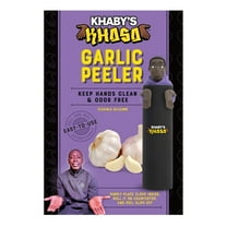 Khaby Lame Garlic Peeler Silicone Tube Roller, Easy to Use, Dishwasher Safe, Black