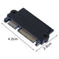 thumbnail image 2 of TNOBHG Sas to 22pin Sata Adapter Sff-8482 Hard Disk Drive Adapter Sas to 22pin Sata 180-degree Angle Hdd Converter High-speed Hard Drive Connector, 2 of 8