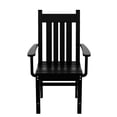 thumbnail image 3 of Charleston HDPE Plastic Patio Dining Armchair, 3 of 7