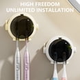 thumbnail image 7 of Geemin Pack of 3 Astronaut Designs Toothbrush Racks Toothbrush Holders for Bathroom, 7 of 7