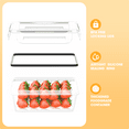 thumbnail image 3 of 24 Pcs Airtight Food Storage Container Set with Lids (24 Containers & 24 Lids), Leakproof BPA-Free Clear Plastic Containers for Kitchen and Pantry Organizers, Meal Prep, 3 of 10