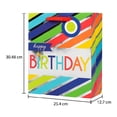thumbnail image 4 of Bolsa de Regalo Paper Craft Grande Happy Birthday Colores Varios Modelos 1 pza, 4 of 4