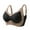 Black Womens Bras, variant on Womens Wireless Bras ABC Cup Lightly Lined Bralettes for Women Color Block Seamless Comfortable Tshirt Bra