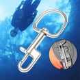 thumbnail image 4 of Mosquetones Giratorios de acero inoxidable Baoblaze 316 para Accesorios de buceo 100 mm/3,94 pulgadas 110 mm/4,33 pulgadas, 4 of 8