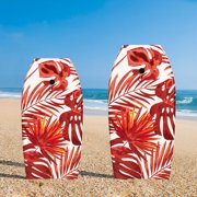 Costway 41'' Bodyboard Lightweight Surfboard W/Wrist Leash Fin EPS Core for Kids & Adults