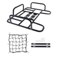 thumbnail image 3 of Rear Cargo Rack Iron Heavy Duty Detachable Rear Basket Bike Rear With Net, 3 of 7