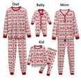 thumbnail image 3 of Navidad hombres papá impreso blusa Tops + Pantalones familia juego de pijamas conjunto Fridja nalpqowj26561, 3 of 7