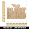 thumbnail image 2 of Plant Based Vegan Vegetarian Wood Shape Unfinished Piece Cutout Craft DIY Projects - 6.25 Inch Size - 1/8 Inch Thick, 2 of 7