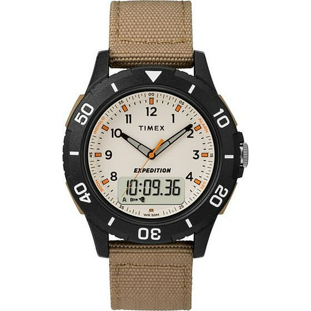 Men's Timex Expedition Katmai Digital-Analog Brown Strap Watch TW4B16800 -  