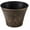 Gold Small, variant on Fancy Decorative French Country Look Plastic Planter 12X8" Flowerpot for Indoor, Outdoor, Garden, Patio, Office Ornaments, Home Decor, Long Lasting Reusable, Lightweight, Water Resistant