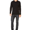 thumbnail image 1 of Gravity Threads Chandail à Manches Longues pour Hommes, Noir 2TG, 1 of 2