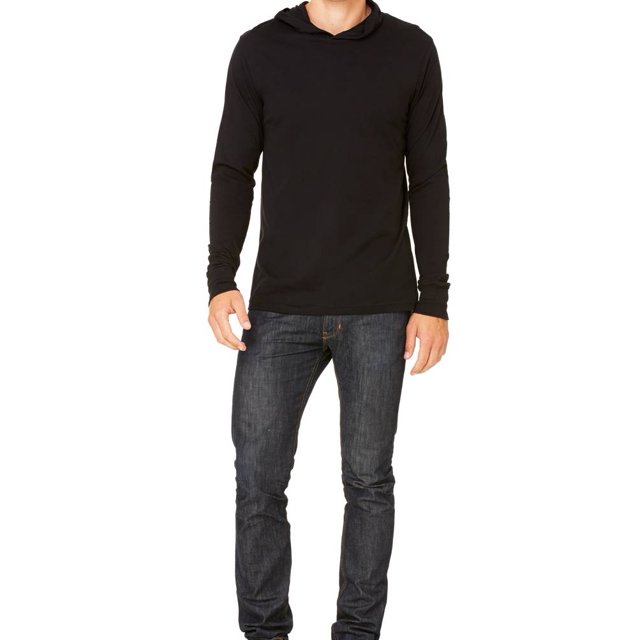 Gravity Threads Chandail à Manches Longues pour Hommes, Noir 2TG