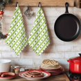 thumbnail image 6 of Saint Patrick's Day Kitchen Towels Set of 4, Rainbow Clovers Green Striped Dots Absorbent Dish Towels for Kitchen, Microfiber Hand Towel, Quick Drying Tea Towel for Cleaning Decorative Dishcloths, 6 of 7
