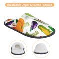 thumbnail image 3 of Balery Vegetables2 Pantuflas de Casa de Felpa Silenciosas con Diseño Estampado, Zapatillas Cómodas Antideslizantes de Algodón para Interior-Medium, 3 of 8