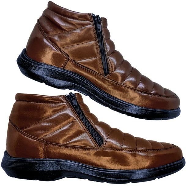 Botín Botas De Borrego Botas Para Hombre En Piel Borrego Para Pie