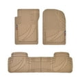 thumbnail image 2 of Motor Trend MT-793 Premium FlexTough Advanced Performance Rubber Car Floor Mats, Universal Front & Rear Combo Set with Trunk Cargo Mat Liner for Car Sedan SUV Van, Heavy Duty All Weather Trim To Fit, 2 of 9