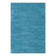 thumbnail image 4 of Rugs.Com Soft Solid Shag Collection Area Rug ‚Äì 6' x 9' Turquoise Shag Rug Perfect For Bedrooms, Dining Rooms, Living Rooms, 4 of 7