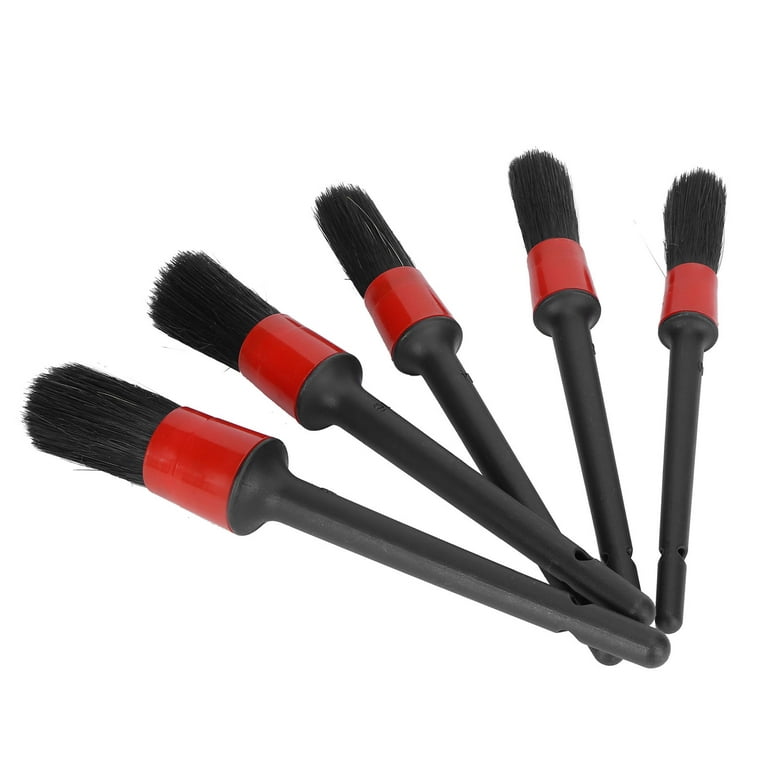 5Pcs Car Detailing Brush Set Car Wash Auto Cleaning Brushes