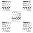 thumbnail image 1 of Matsuzay 12 piezas de ganchos enrollables para cortina de ducha, ganchos para barra de baño, anillos, accesorios universales para habitación del hogar, Type3 NO3 Matsuzay  CBP227742, 1 of 6