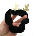 thumbnail image 5 of Unique Bargains 1 Pc Christmas  Hair Scrunchies Antlers Hair Rope for Christmas Black, 5 of 6