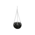 thumbnail image 7 of Faux Rattan Round Hanging Planter Basket, Woven Flower Pot Available In Beige Coffee Black, Lightweight Hanging Vase for Balcony Green Plants, Potted Ivy and Indoor Window Floral Decor, 7 of 7