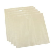 tzyudk Beige 5Pcs Toaster Bags Reusable For Grilled Cheese Sandwich Non-Stick Heat Reusable Toaster Bag Affordable Useful Cloth