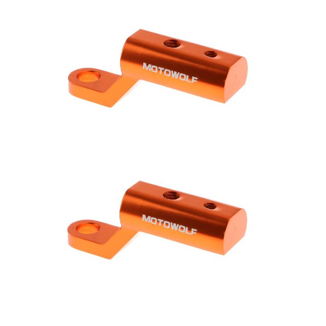 Extensión del espejo del soporte del adaptador del espejo del manillar de de 22 mm 7/8 " Cola Elevador de montaje en espejo para motocicleta