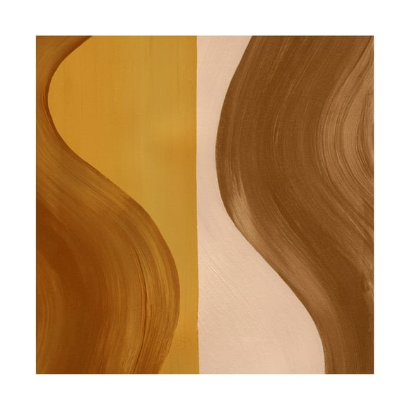 Trademark Fine Art Grace Popp  Wavy Clay II Canvas Wall Art