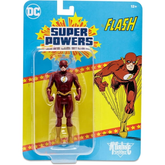 DC Super Powers Figurine Articulée de 4 Pouces Vague 5 - The Flash (Variante Rouge Foncé)