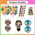 thumbnail image 2 of Demon Slayer Balloons Cake Topper Party Supplies Birthday Set Decorations Kit Fans, 2 of 7