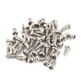 thumbnail image 1 of Unique Bargains 50 Pcs Vis Auto-Touchantes en Acier Inoxydable M2.5 x 6mm, 1 of 1