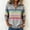 Gray, variant on NominalSnug Sweatshirts for Women Half Zip Long Sleeve Sweatshir Striped Casual Pullover Tops for Fall Winter