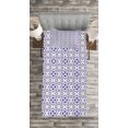 thumbnail image 3 of Ambesonne Geometrıc Quilted Bedspread Set 2 Pcs, Portuguese Floor Tile, Twin Size, Violet Blue and Blue Grey, 3 of 3