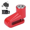 thumbnail image 2 of Candado antirrobo para bicicleta con soporte para candado, candado de seguridad, candado de freno de disco multiusos Rojo, 2 of 8