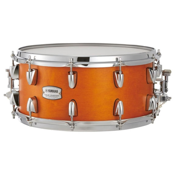 Yamaha Tour Custom Maple Snare Drum 14 x 6.5 in. Caramel Satin