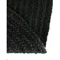 thumbnail image 3 of Indian Handmade Braided Pure Black Jute Area Rug 9 x 9 Feet Round (274 cm x 274 cm), Floor Decor Rugs/Carpet, 3 of 5