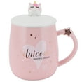 thumbnail image 1 of Taza de cerámica,Taza de cerámica Patrón de dibujos animados Taza de café Drinkware Estética elegante, 1 of 8