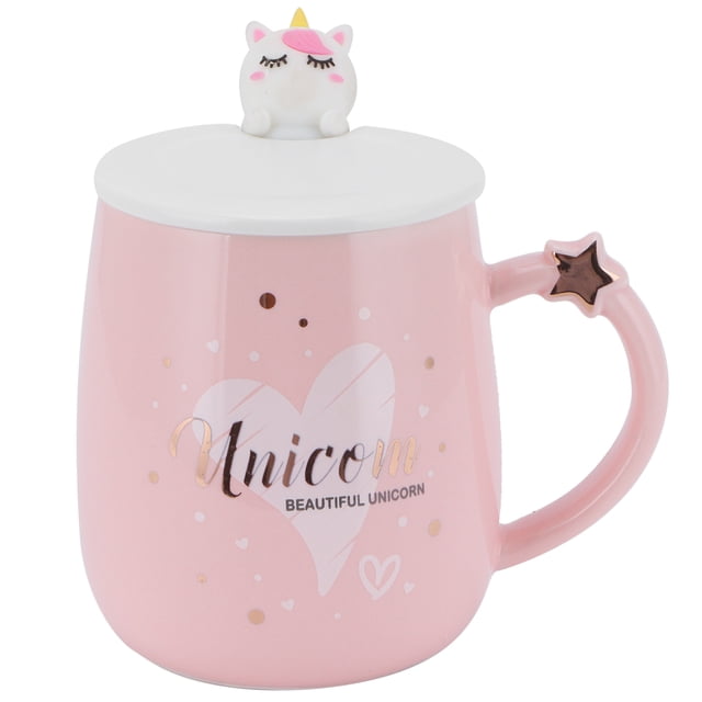 Taza de cerámica,Taza de cerámica Patrón de dibujos animados Taza de café Drinkware Estética elegante