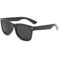 thumbnail image 1 of Pinhole Glasses Black Hole Glasses Mesh Glasses With Foldable Temples For Eye Training For Relaxation, 1 of 3