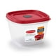 thumbnail image 1 of Recipiente Rubbermaid para almacenamiento de alimentos, 1,7 L, 3 unidades, transparente, 1 of 3