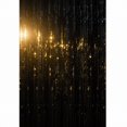 thumbnail image 3 of Black Foil Fringe Curtain with Metallic Tinsel Design, Standard Size, Black, for Birthday and Halloween Party, Decoration, 3 of 3