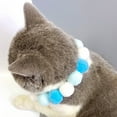 thumbnail image 4 of SPRING PARK Pet Cat Colorful Plush Balls Puppy Cat Neck Collar Decor Photography Accessories, 4 of 7