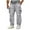 Gray Cargo Pants, variant on Cargo Pants for Men Slim Fit Outdoor Athletic Trousers Work Pants Classic Workout Baggy Cargo Pant with Multi Pockets M-2XL