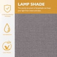 thumbnail image 4 of CTIRCHIU 3pcs Medium Lamp Shade Round Metal Dust Protection for Bedroom Floor Lamp, 4 of 7